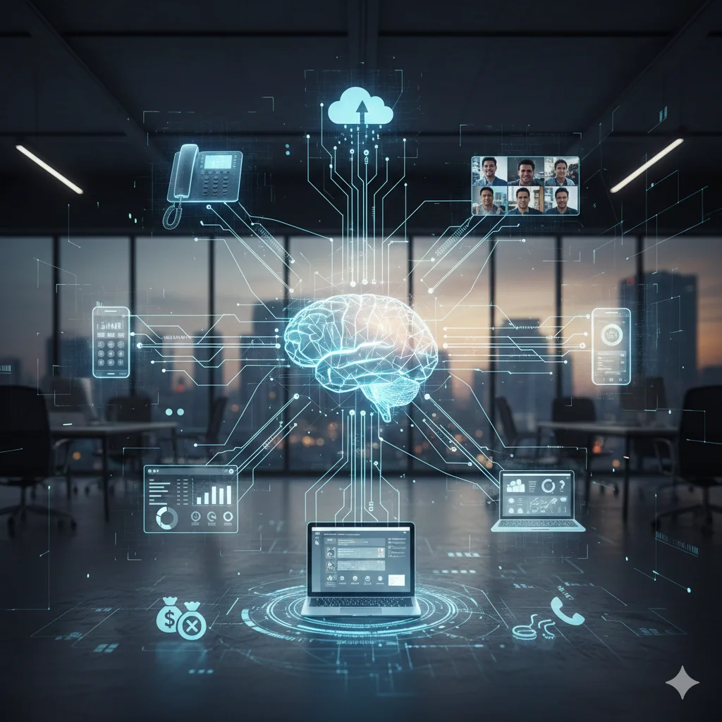 Services Advanced EPABX and IP PBX communication system equipment for modern business offices and call centers.